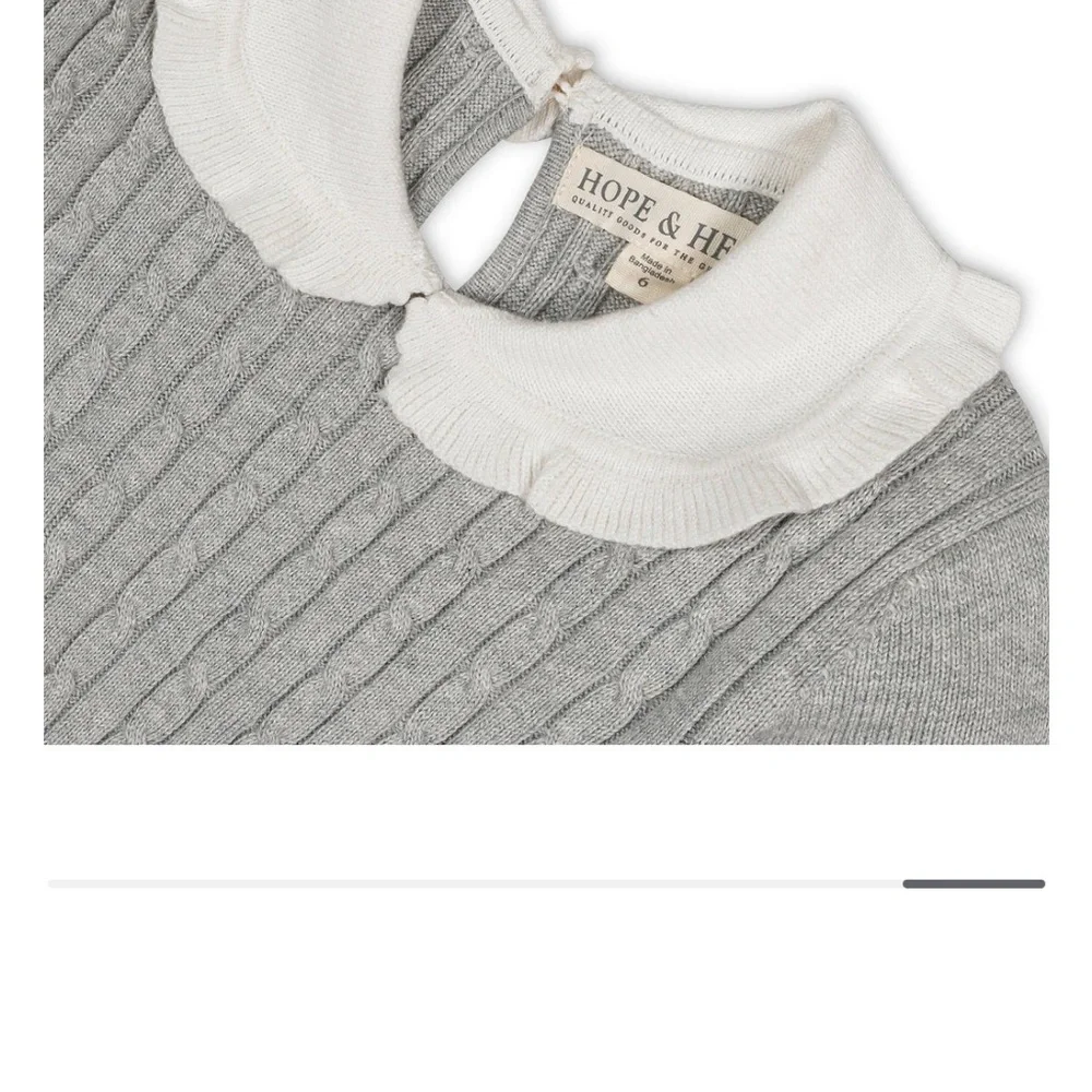 Stylish Gray Kids Casual Dress